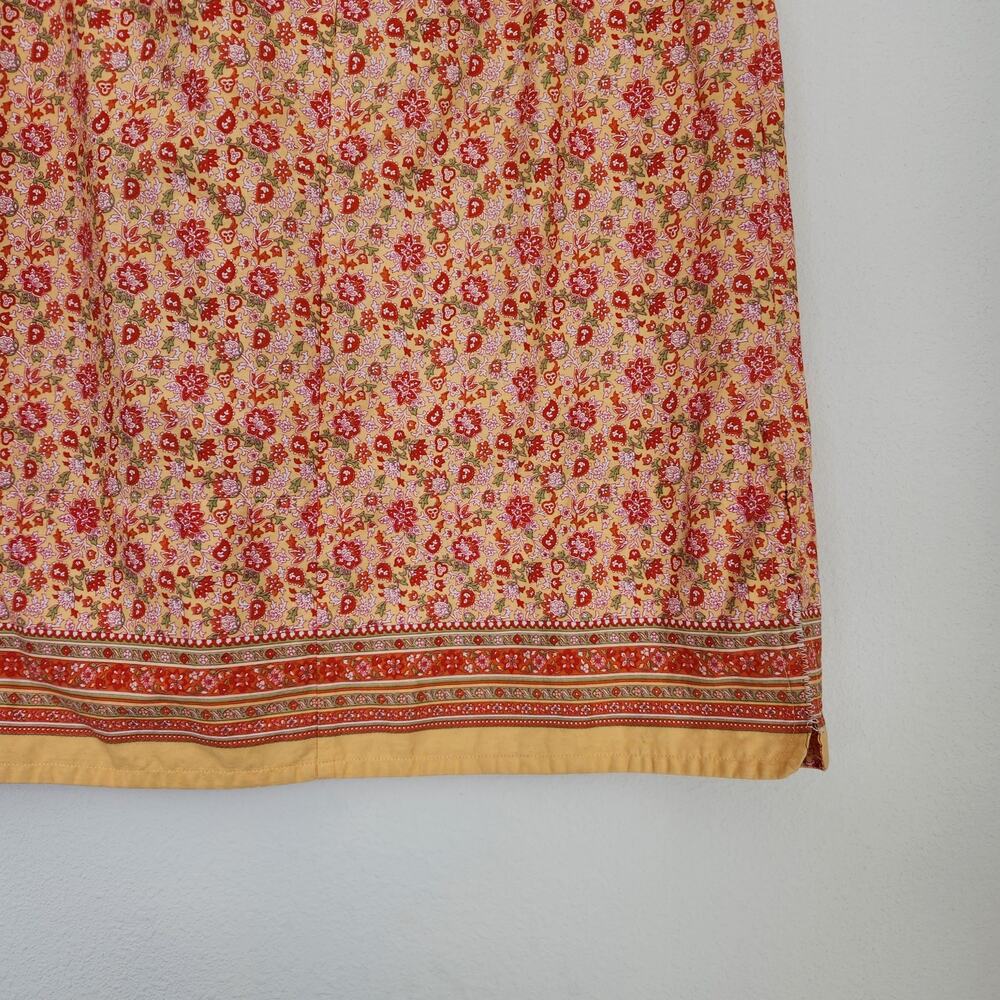 Vintage Faded Glory Floral Paisley Patterned Midi Pencil Skirt M - Picture 7 of 13